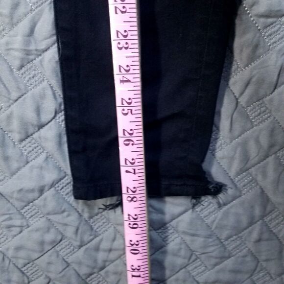 American Eagle Jeans Womens 6 Short Black Jegging Next Level Stretch Dark Denim - Picture 3 of 12